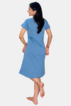 Sweetmoon Long T Shirt Nightdress - Blue — thumbnail 2